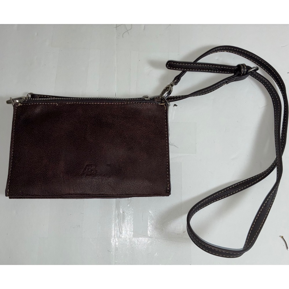 American Bling Montana West Brown Floral Embroidered Rhinestone Crossbody Purse - Picture 2 of 9